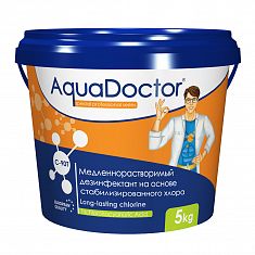 Дезинфектант для бассейна на основе хлора длительного действия AquaDoctor C-90T 1кг