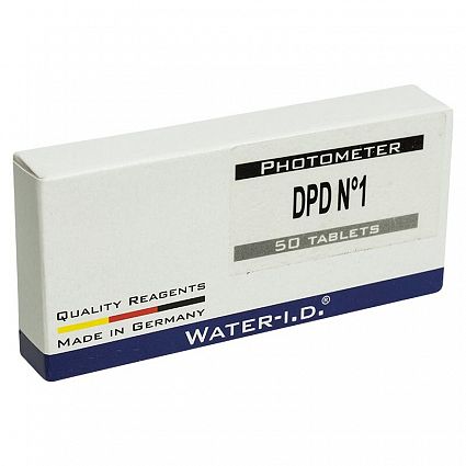 Таблетки для тестера Water-id DPD1 Cl, Свободный хлор (50 шт)